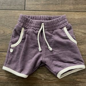 Track shorts, no stains